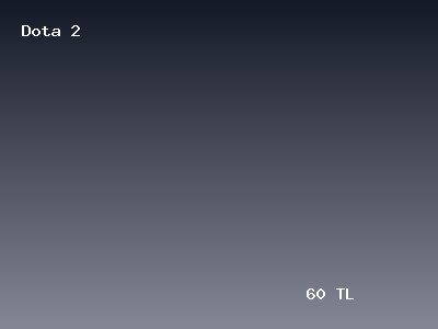 Dota 2 Crusader Smurf Hesabı