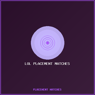 LoL Placement Matches